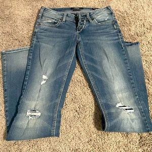 Silver jeans 26/33 low boot Tuesday